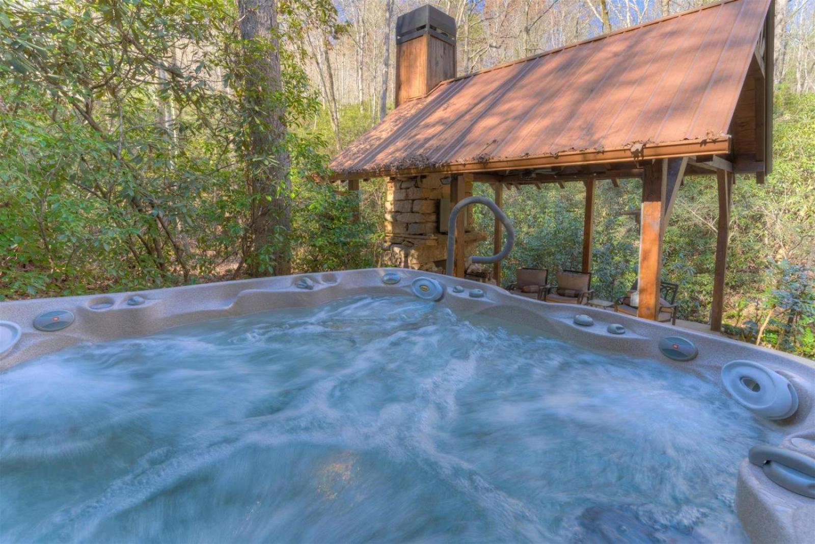 Rushing Waters - Creekside Cabin In North Ga Blue Ridge Exterior foto
