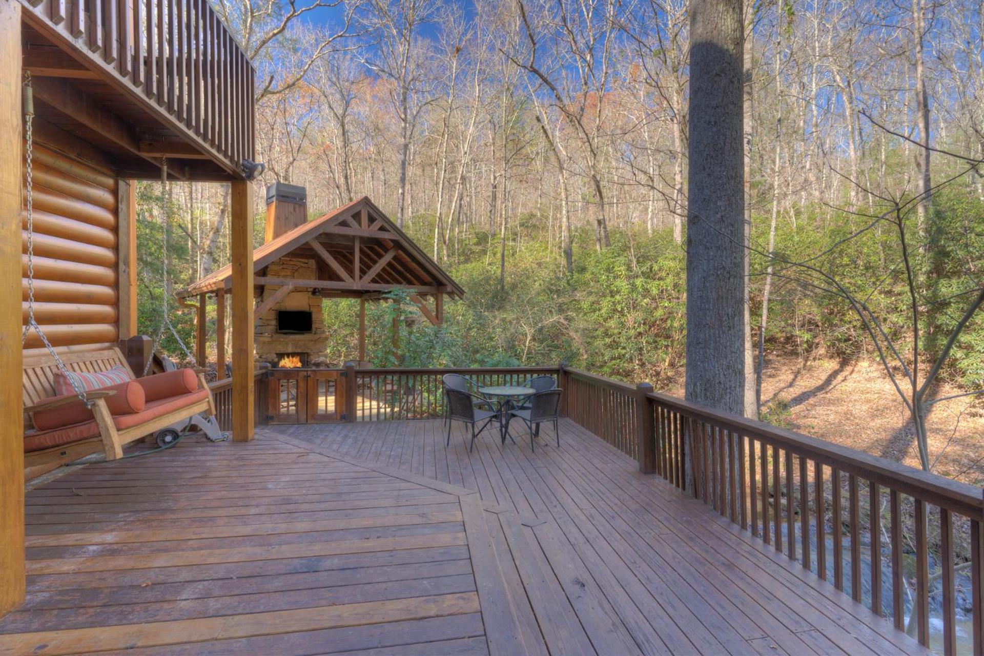 Rushing Waters - Creekside Cabin In North Ga Blue Ridge Exterior foto