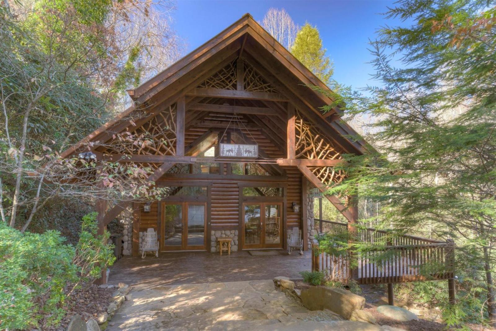 Rushing Waters - Creekside Cabin In North Ga Blue Ridge Exterior foto