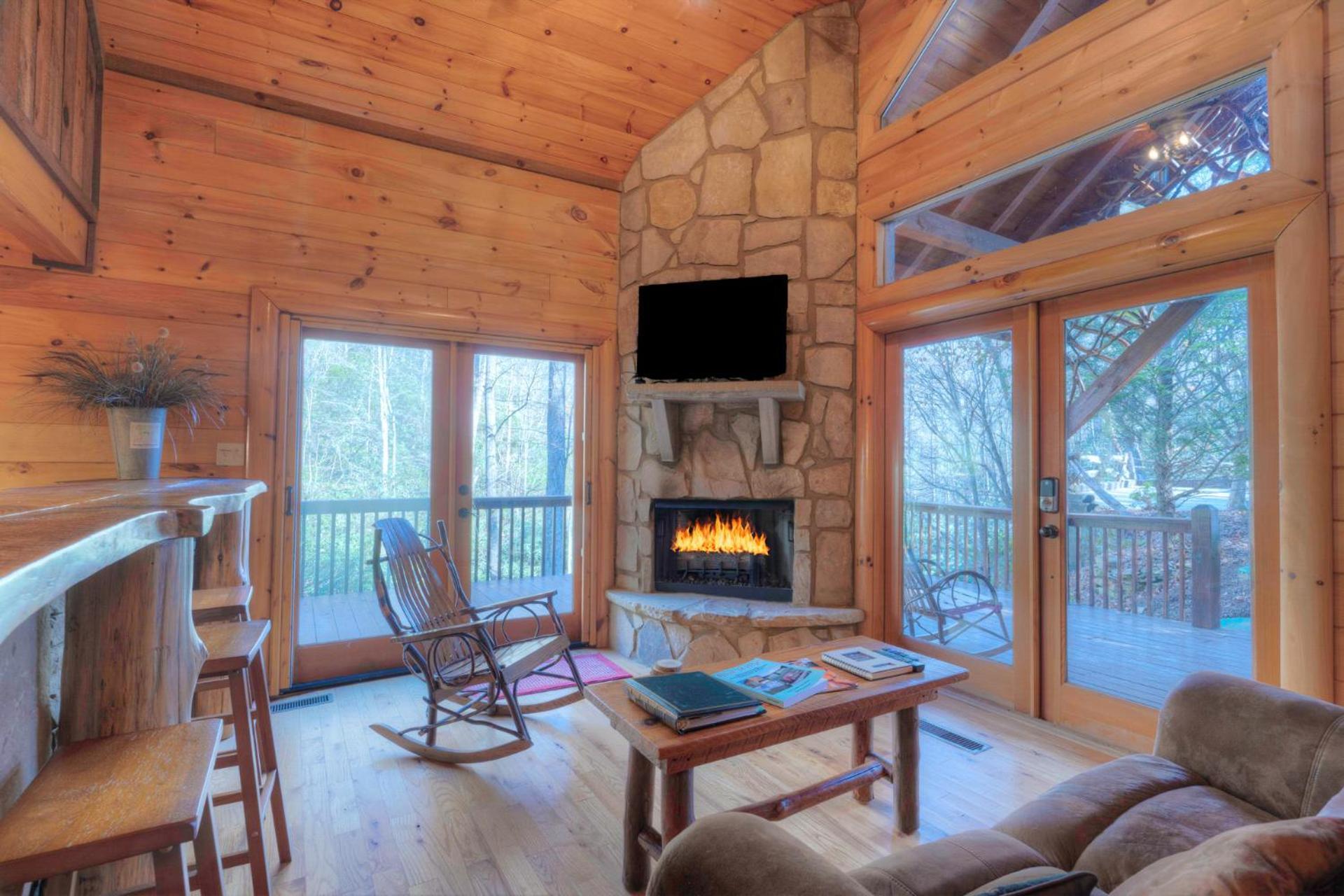 Rushing Waters - Creekside Cabin In North Ga Blue Ridge Exterior foto